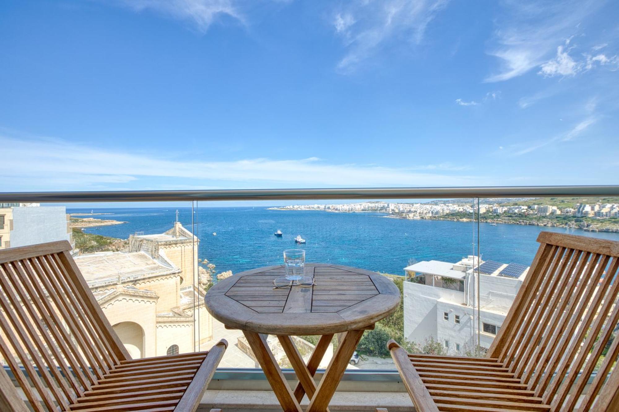 Blu Mar Sea View Apartments St. Paul's Bay Luaran gambar